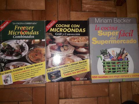 3 Libros De Recetas De Cocina