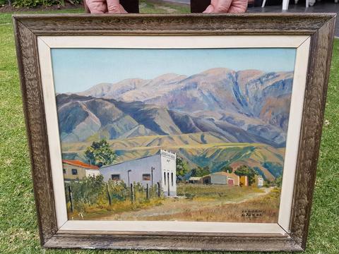 Cuadro antiguo del pintor Carlos Jünge apodado Carolus