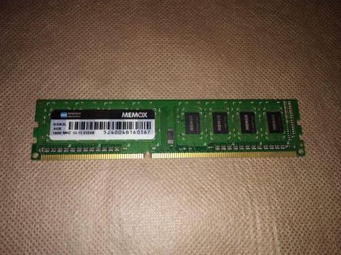 Memoria RAM 4GB DDR3 1600 mhz