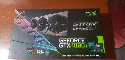 Placa de video Asus Strix Geforce GTX 1080TI OC EDITION Nueva en caja sellada