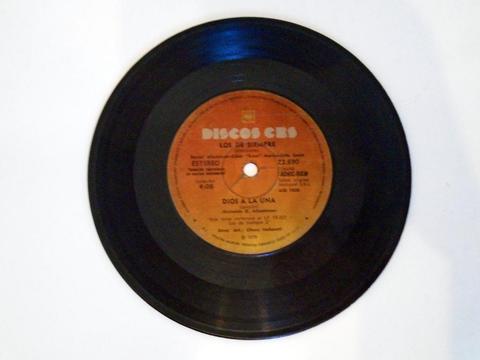 Disco Simple Vinilo CBS Los De Siempre 45 RPM 1974