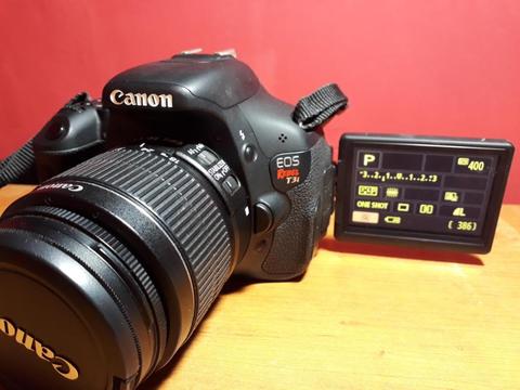 Camara Reflex Canon Rebel T3i 1855 Mm 18 Mp