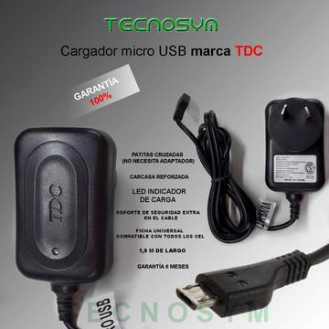 CARGADOR MICRO USB 1.5 METROS
