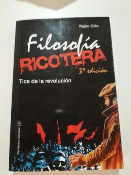 Libro Filosofia Ricotera Como Nuevo