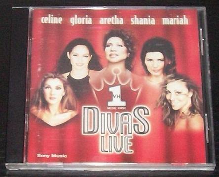 DIVAS LIVE MARIAH CAREY, CELINE DION, ARETHA FRANKLIN, GLORIA ESTEFAN CD EN MUY BUEN ESTADO!