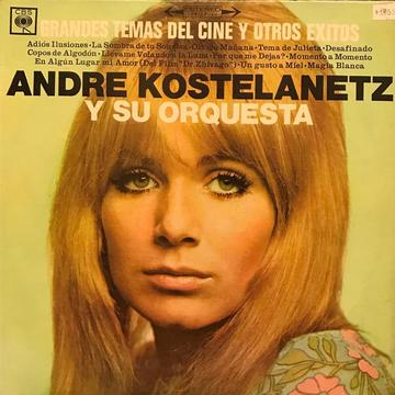 LP de Andre Kostelanetz y su orquesta año 1966