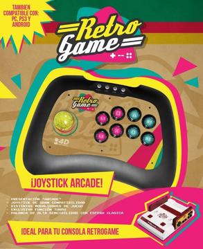 Joystick Arcade Retro Game 4D Ps3, Pc, Android