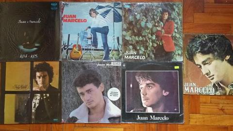 Discos vinilo de Juan Marcelo 7 long plays
