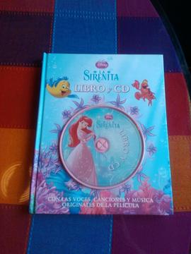 Libro Original de La Sirenita de Disney con CD!!!