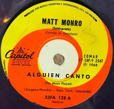 Simple de Matt Monro año 1968 cantado en castellano