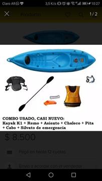 Vendo Kayak Ideal para Pescar