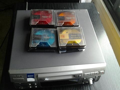 Minidisck Sony Graba Y Reproductor