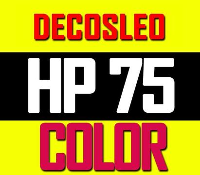 Cartuchos HP 75 COLOR alternativos carga completa XL varias marcas scpcolor jetvertec