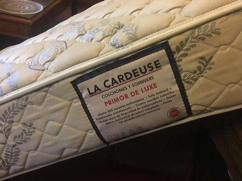 Colchon resortes La Cardeuse Primor Luxe casi nuevo 80 X 190