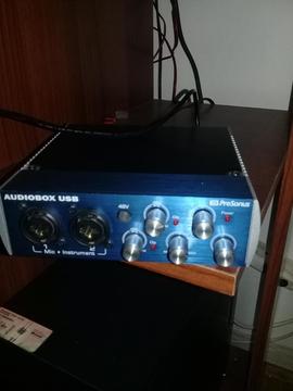 Placa de Audio Audiobox 2 canales