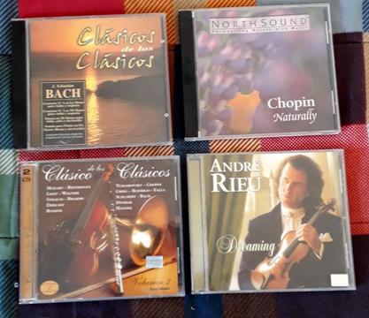 Lote Cd Musica Clasica Chopin Bach André Rieu Mozart