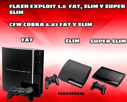 Flasheo chip Ps3 play 3 Todos Los Modelos fat, slim y super slim