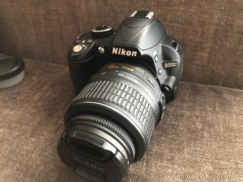 Nikon D3100 Kit 1855. Como Nueva!