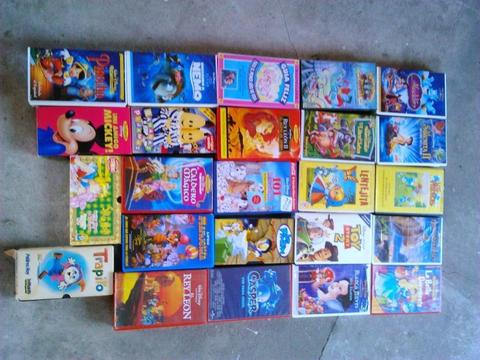 Lote De Peliculas Vhs Infantiles