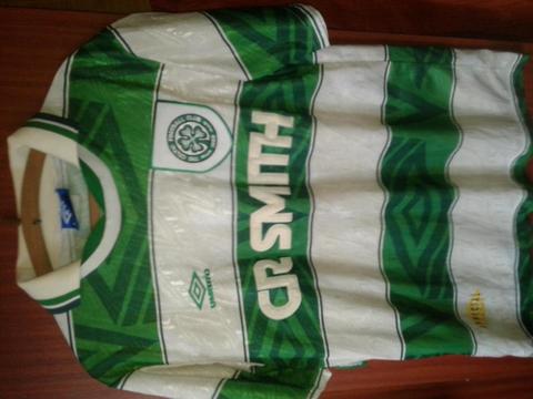 Camiseta Celtic FC de Escocia Umbro Original temporada 19931994 Version Jugador