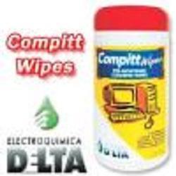 Compitt Wipes, Paños Prehumedecidos de Limpieza 45u Delta