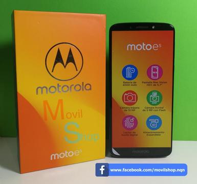 moto e5 libre 4g LTE 13mpx pantalla 5,7 libre