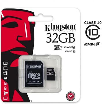 Memoria Kingston Micro Sd 32gb Clase 10