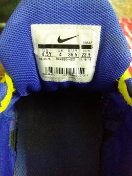 Zapatillas Nike Niños Talle 36