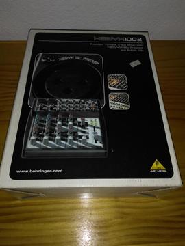 Mixer Beringher Henyx 1002 10 Canales 2 mono 8 Stereo