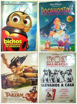 Posters Gigantes Disney Clásicos Pocahontas Bichos Tarzán 101 Dálmatas