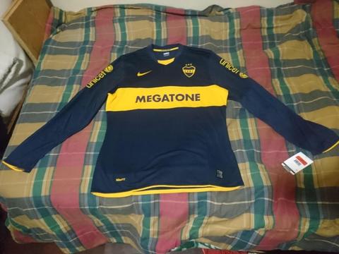 Camiseta de Boca 2008 Manga Larga