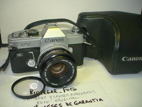 Canon Reflex Ft Impecable Manual Mecanica Garantia 4meses