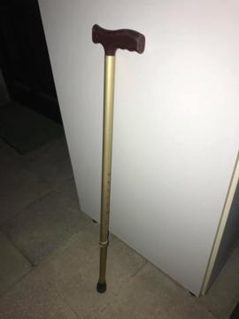 BASTON DE ALUMINIO REGULABLE, IMPECABLE !!