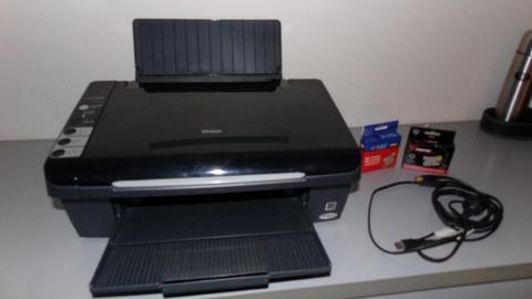 impresora multifuncion epson a chorro de tinta para reparar con 2 cartuchos