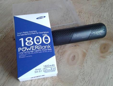 Cargador portatil power bank 1800