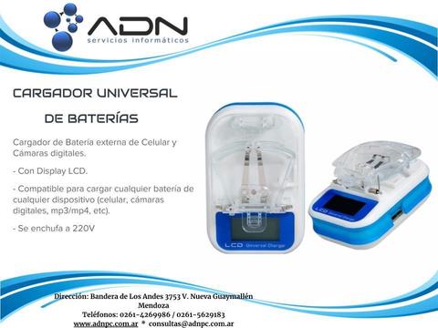 CARGADOR UNIVERSAL DE BATERIAS