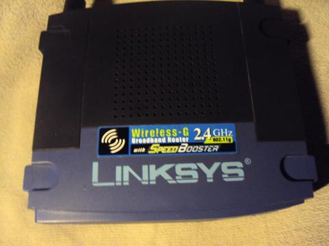 ROUTER WIFI LINKSYS 2.4GHz 300Mbps, con fuente.Doble antena!