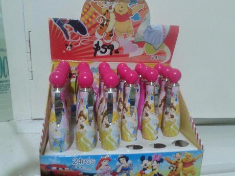 Lapiceras Princesas Disney X 3 Unidades
