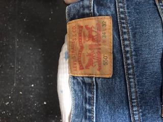 Jeans Levi 550 W34 L32, nuevo, traído desde USA