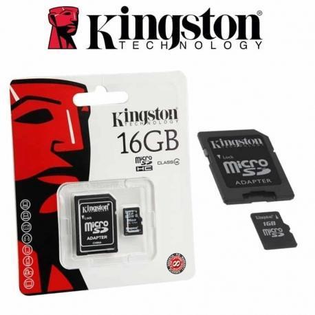 Memorias Micro Kingston SD de 16GB Originales con Garantía!
