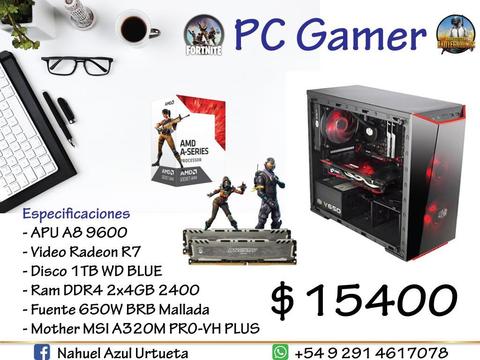 PC Gamer AMD APU A8 9600 8GB DDR4 HDD 1TB