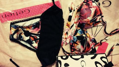 Getien Bikini Malla Traje de Baño Playa