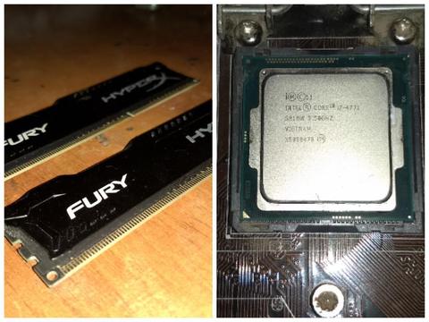 Intel I7 + Memoria Ram 8gb Fury