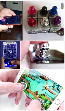 Mini Joystick de Metal para Celu Tablet